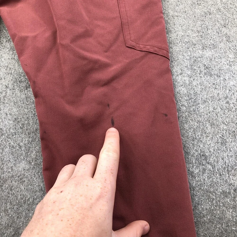 FIGS Scrub Jogger Pants Womens XS Petite Red Technical Collection Cargo Medical